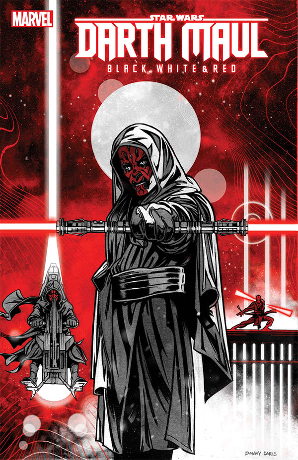 STAR WARS: DARTH MAUL - BLACK, WHITE & RED #2 | DANNY EARLS VARIANT | PREORDER