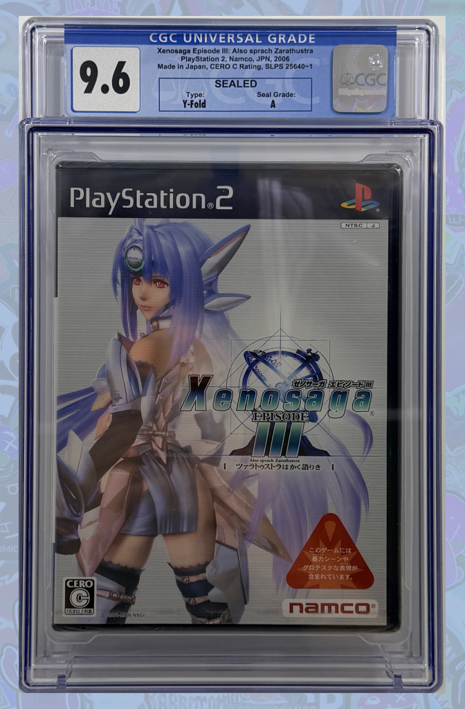 Xenosaga Episode III Also sprach Zarathustra PS2 Sealed Y-Fold