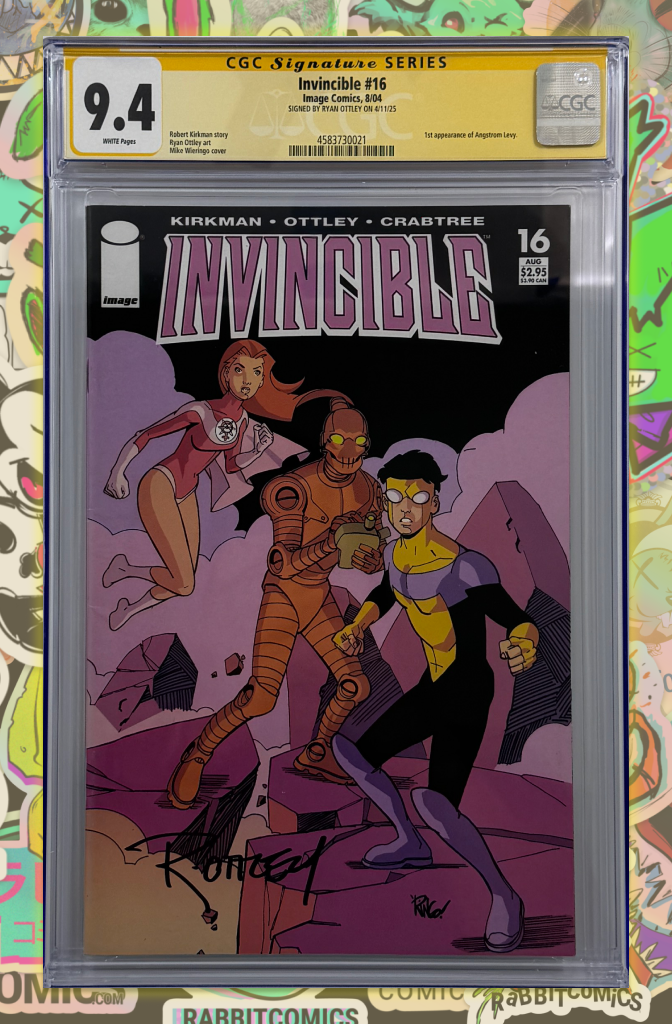 INVINCIBLE #16 | 1st App of Angston Levy | Signed by Ryan Ottley | CGC ...