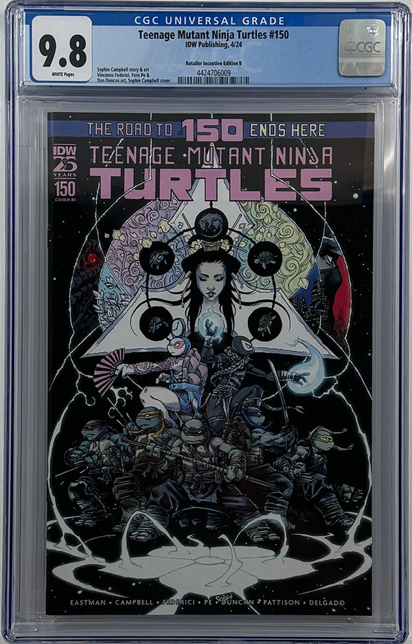 Teenage Mutant Ninja Turtles #150 | 1:25 Incentive Ratio | CGC 9.8