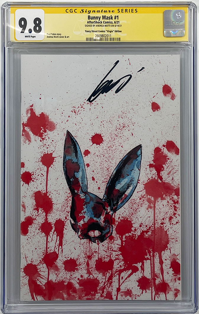 Bunny Mask #1 CGC 9.8 authentic