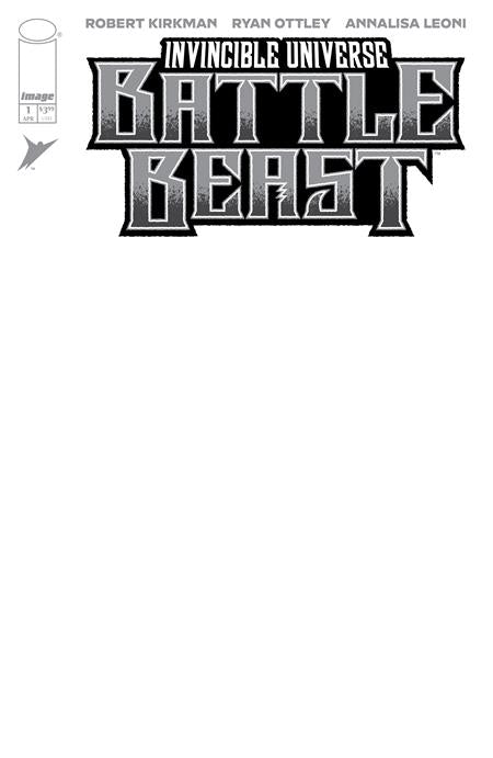 BATTLE BEAST #1 | CVR I BLANK SKETCH VAR | PREORDER