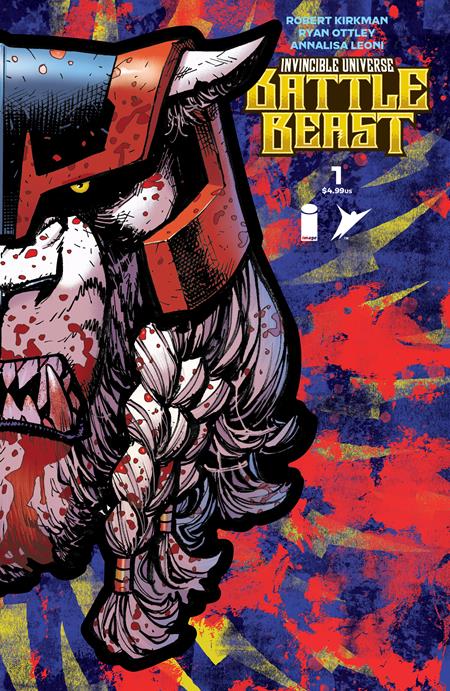 BATTLE BEAST #1 | CVR J RYAN OTTLEY, ANDRES JUAREZ & ANNALISA LEONI FOIL DIE CUT MASK VAR