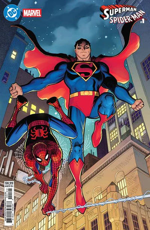 DC Marvel Superman Spider-Man #1 (One Shot) Cover L Arthur Adams Card Stock Variant