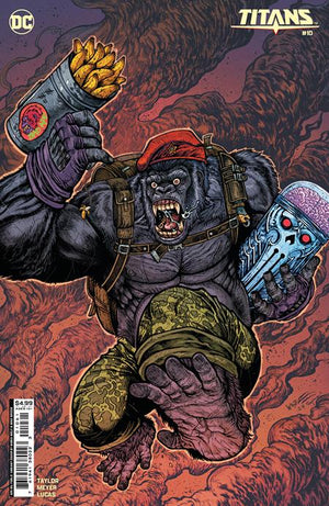 TITANS #10 | CVR D MARIA WOLF APRIL FOOLS MONSIEUR MALLAH CARD STOCK VARIANT