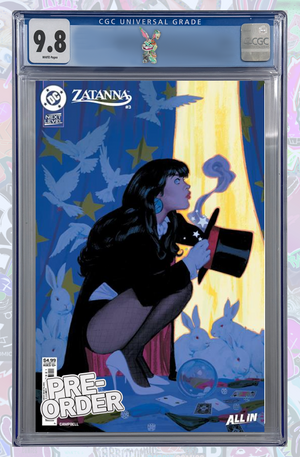 ZATANNA (2026) #3 CVR B DAVID TALASKI CARD STOCK VAR | CGC 9.8 | PREORDER