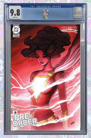 JUSTICE LEAGUE UNLIMITED #20 CVR C NATHAN SZERDY CARD STOCK VAR | CGC 9.8 | PREORDER