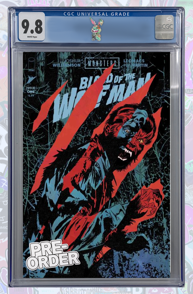 BLOOD OF THE WOLF MAN #1 MICHAEL WALSH DIE CUT FOIL REVEAL VAR | CGC 9.8 | PREORDER