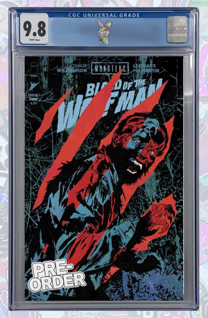 BLOOD OF THE WOLF MAN #1 MICHAEL WALSH DIE CUT FOIL REVEAL VAR | CGC 9.8 | PREORDER