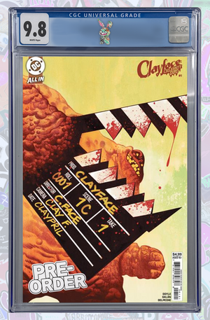 CLAYFACE CELEBRITY DIRT #1  CVR B MIKE DEL MUNDO VAR | CGC 9.8 | PREORDER