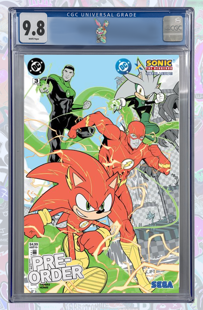 DC X SONIC THE HEDGEHOG THE METAL LEGION #3 | CVR C TRAVIS MERCER | CGC 9.8 | PREORDER