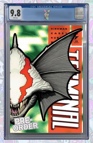 TERMINAL #1 CVR K ARTHUR ADAMS DIECUT FOIL VAR | CGC 9.8 | PREORDER