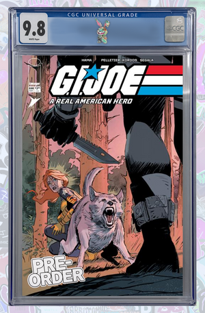 GI JOE A REAL AMERICAN HERO #330 CVR 1ST PRINT | 1ST APP LAURA CROFT | CGC 9.8 | PREORDER