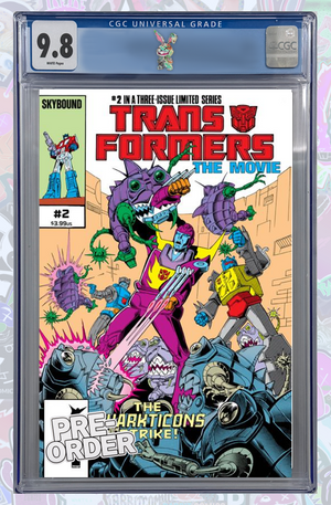 THE TRANSFORMERS THE MOVIE 40TH ANNIVERSARY EDITION #2 | CVR B | CGC 9.8 | PREORDER