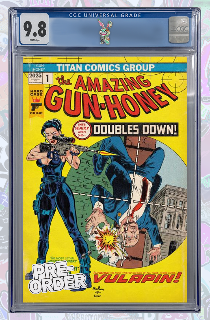 GUN HONEY DOUBLES DOWN #2 CVR G NUNO PEREIRA HOMAGE VAR | CGC 9.8 | PREORDER