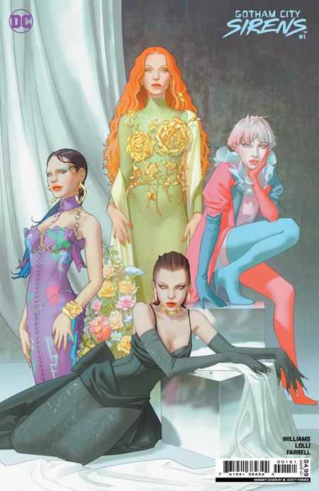 GOTHAM CITY SIRENS #1 (OF 4) | CVR B W SCOTT FORBES CARD STOCK VAR