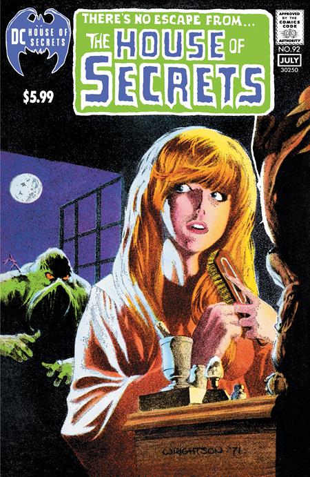 HOUSE OF SECRETS #92 | FACSIMILE EDITION (2024) CVR B BERNIE WRIGHTSON FOIL VARIANT