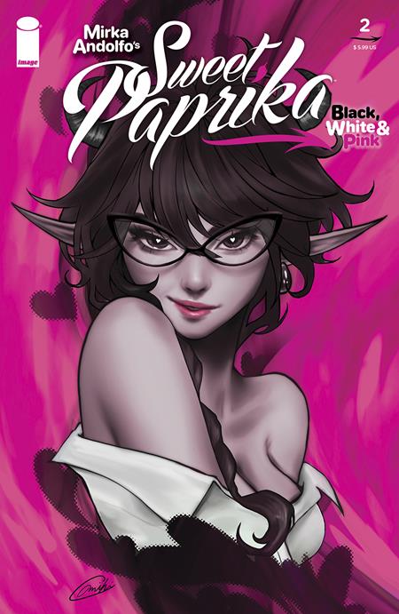 MIRKA ANDOLFOS SWEET PAPRIKA BLACK WHITE & PINK #2 | CVR C MIKI OKAZAKI VAR