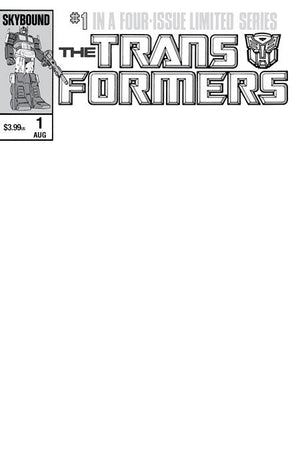 TRANSFORMERS #1 40TH ANNIVERSARY EDITION (ONE SHOT) | CVR C BLANK SKETCH VAR
