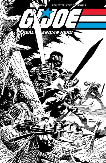 GI JOE A REAL AMERICAN HERO #309 | CVR B ANDY KUBERT B&W VAR