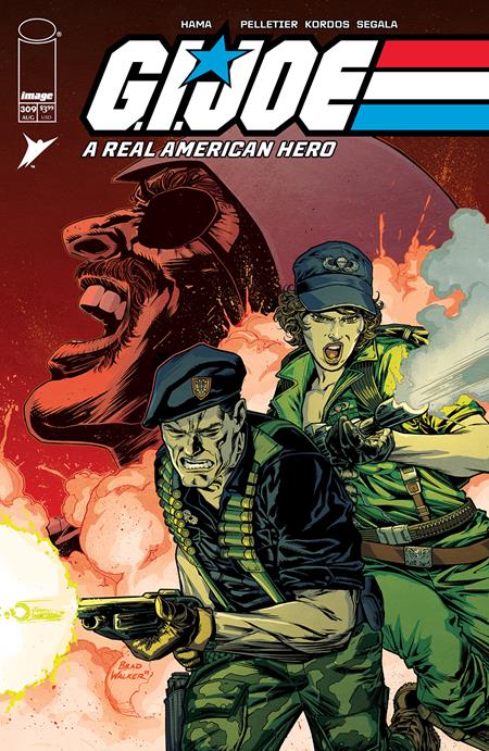 GI JOE A REAL AMERICAN HERO #309 | CVR C INC 1:10 BRAD WALKER & FRANCESCO SEGALA VAR