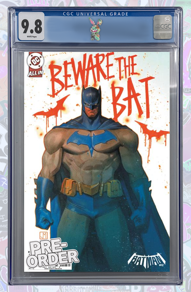 BATMAN #12 CVR C JORGE MOLINA CARD STOCK VAR | CGC 9.8 | PREORDER
