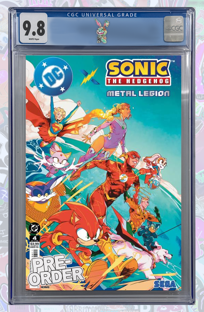 DC X SONIC THE HEDGEHOG METAL LEGION #4 CVR A PABLO M COLLAR  | CGC 9.8 | PREORDER