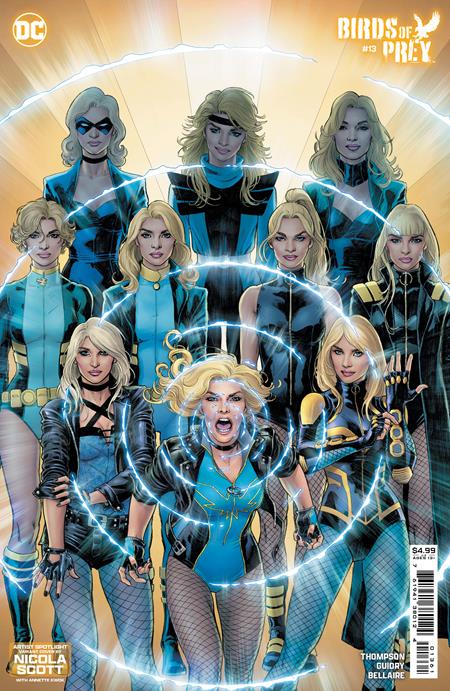 BIRDS OF PREY #13 | CVR D NICOLA SCOTT ARTIST SPOTLIGHT CARD STOCK VARIANT