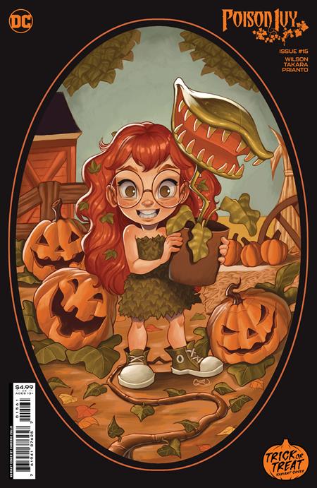 POISON IVY #15 | CVR F CHRISSIE ZULLO TRICK OR TREAT CARD STOCK VAR