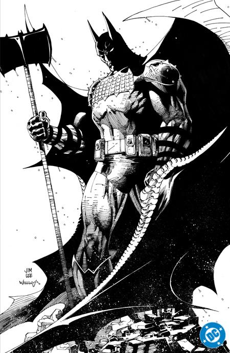 ABSOLUTE BATMAN #1  | CVR H INC 1:100 JIM LEE BLACK & WHITE CARD STOCK VAR | PREORDER