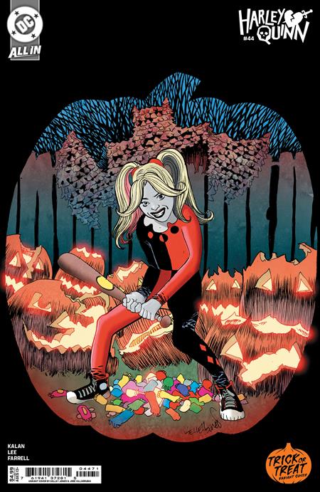 HARLEY QUINN #44 | CVR D KELLEY JONES TRICK OR TREAT CARD STOCK VARIANT