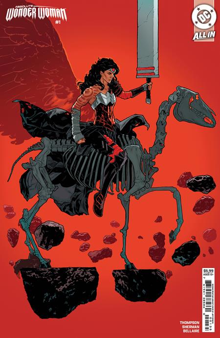 ABSOLUTE WONDER WOMAN #1 | Second Printing Cvr B Jeff Spokes Card Stock Var