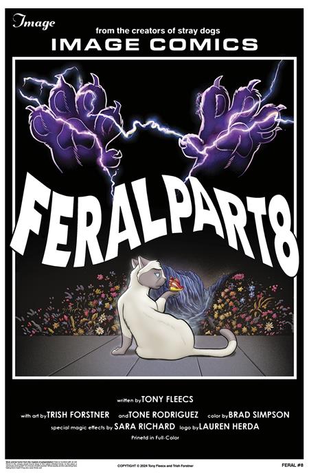 FERAL #8 | CVR B TONY FLEECS & TRISH FORSTNER HOMAGE VAR