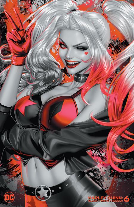 HARLEY QUINN BLACK WHITE REDDER #6 (OF 6) | CVR C ARIEL DIAZ VARIANT