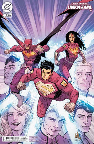 CHALLENGERS OF THE UNKNOWN #1 (OF 6) | CVR F INC 1:25 SEAN IZAAKSE CARD STOCK VAR