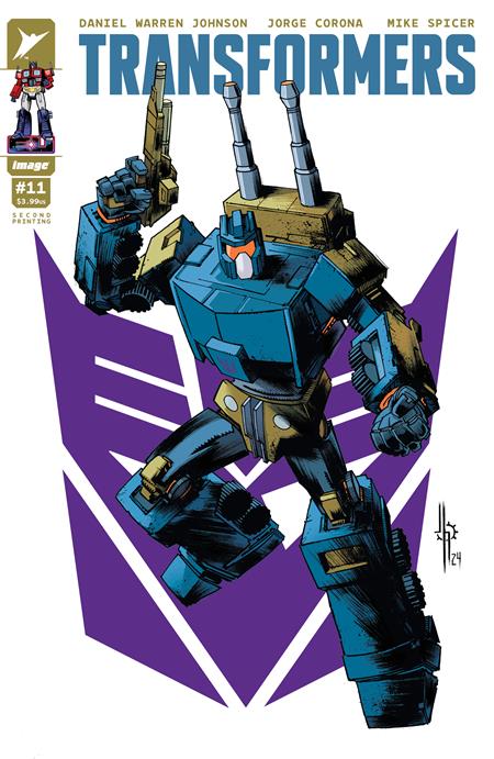 TRANSFORMERS #11 Second Printing | Cvr A Jason Howard Decepticon | PREORDER