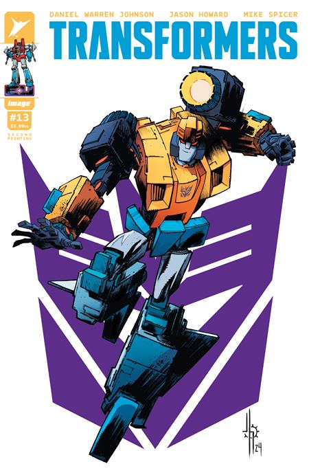 TRANSFORMERS #13 | Second Printing Cvr A Jason Howard Decepticon