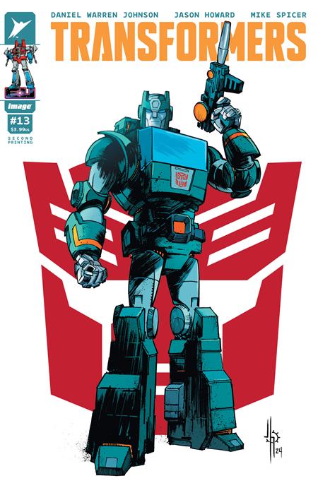 TRANSFORMERS #13 | Second Printing Cvr B Jason Howard Autobot Var | PREORDER