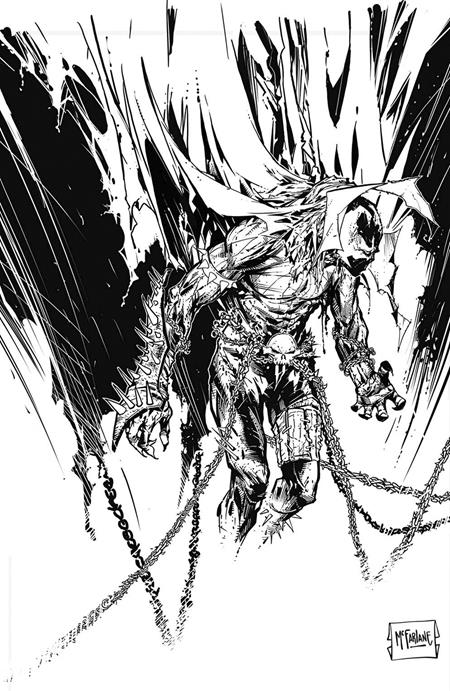 SPAWN #350 | CVR F TODD MCFARLANE B&W VAR