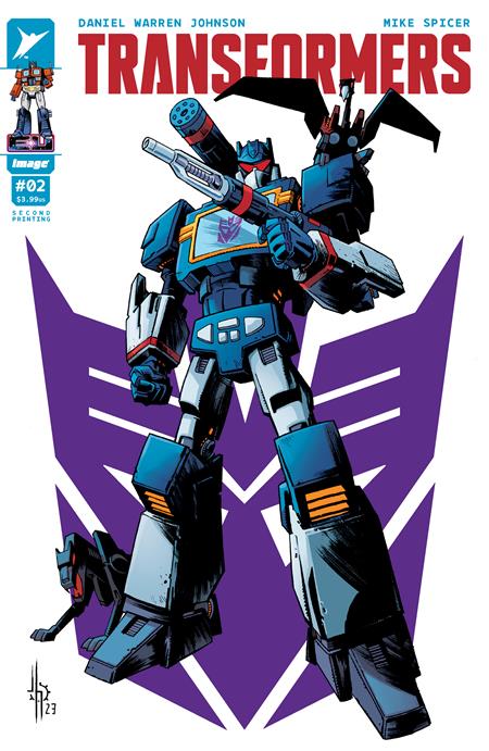 TRANSFORMERS #2 Second Printing | Second Printing Cvr B Jason Howard Variant