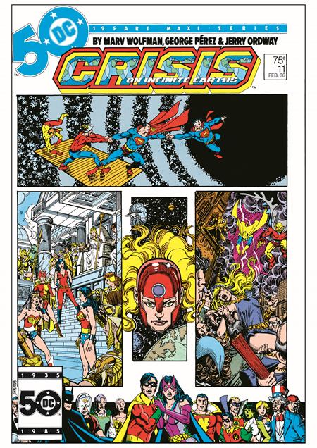 CRISIS ON INFINITE EARTHS #11 | FACSIMILE EDITION CVR B GEORGE PEREZ FOIL VAR