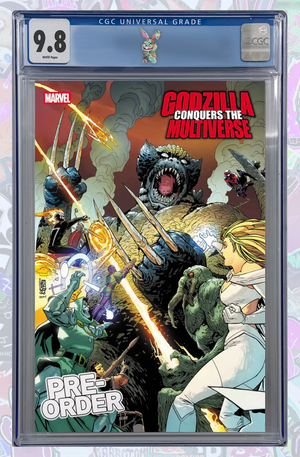 Godzilla Conquers The Multiverse #1 B Giuseppe Camuncoli Variant | CGC 9.8 | PREORDER