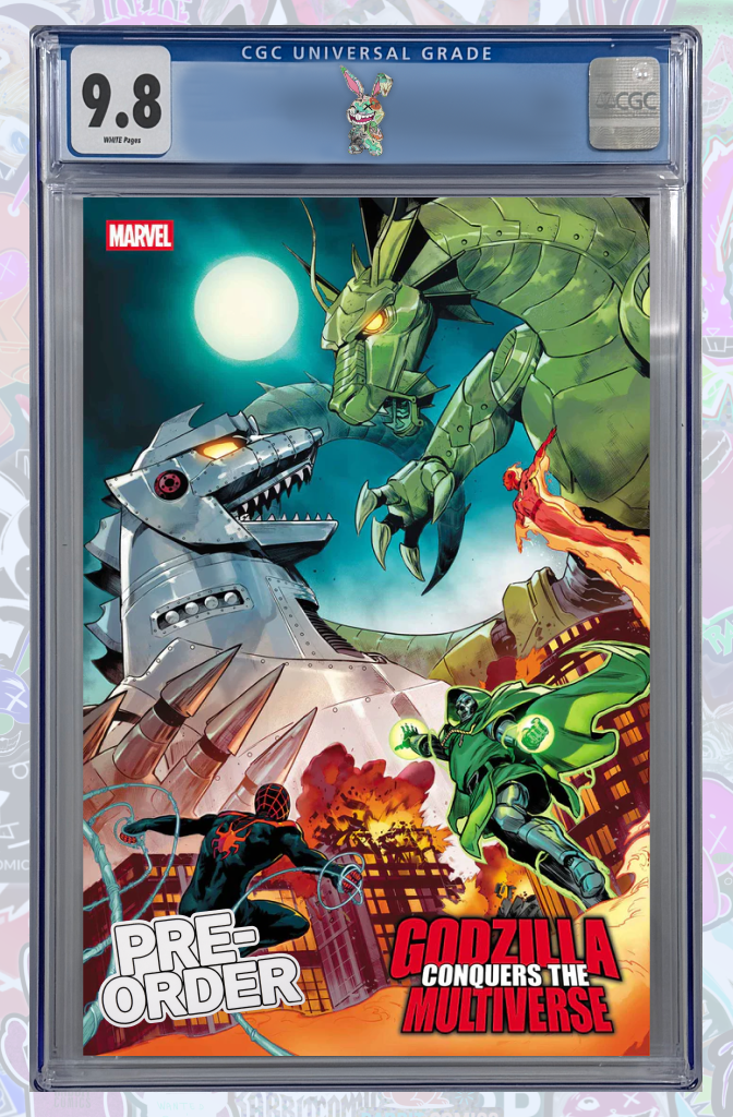 Godzilla Conquers The Multiverse #1 C Juan Frigeri Foil Variant  | CGC 9.8 | PREORDER