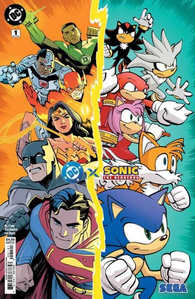 DC X Sonic The Hedgehog #1 (Of 5) | Cover B Ethan Young Card Stock Variant
