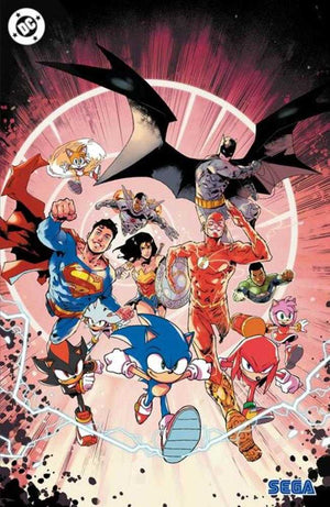 DC X Sonic The Hedgehog #1 (Of 5) | Cover D 1 :25 Ratio Pablo M Collar Virgin Card Stock Variant