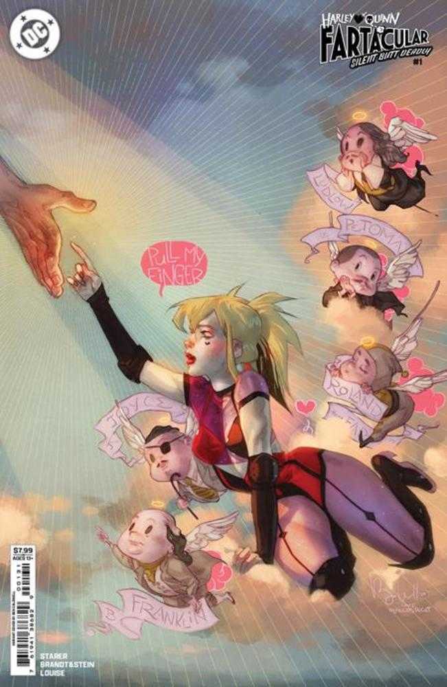 Harley Quinn Fartacular Silent Butt Deadly #1 (One Shot) | Cover C Ben Caldwell Card Stock Variant