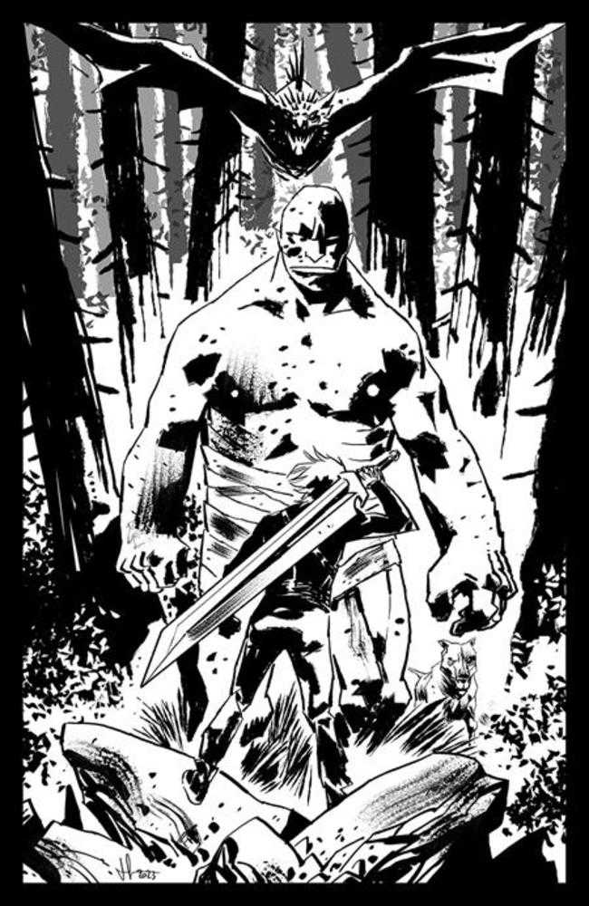 Lost Fantasy #1 | Cover C 1:15 Ratio Luca Casalanguida Black & White Variant