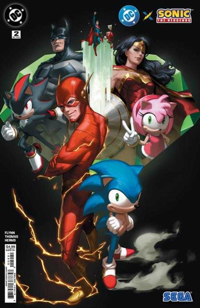 DC X Sonic The Hedgehog #2 (Of 5) | Cover B Ejikure Card Stock Variant