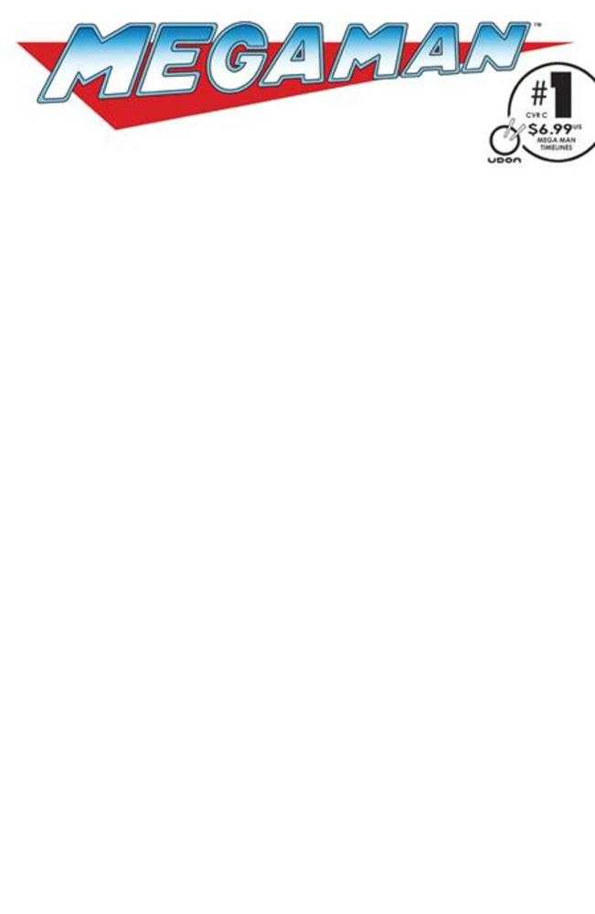 Mega Man Timelines #1 (One Shot) | Cover C Blank Sketch Variant