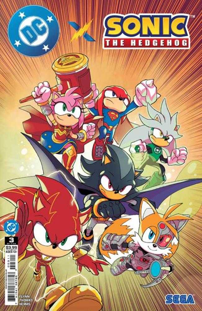 DC X Sonic The Hedgehog #3 (Of 5) | Cover A Pablo M Collar